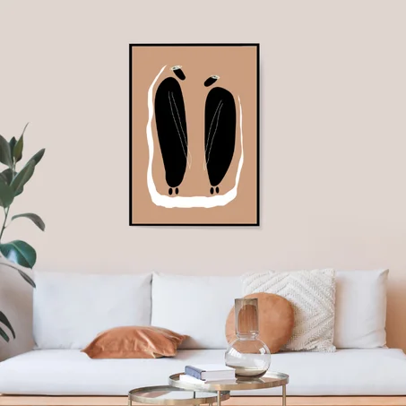 Human Standing Wall Art print