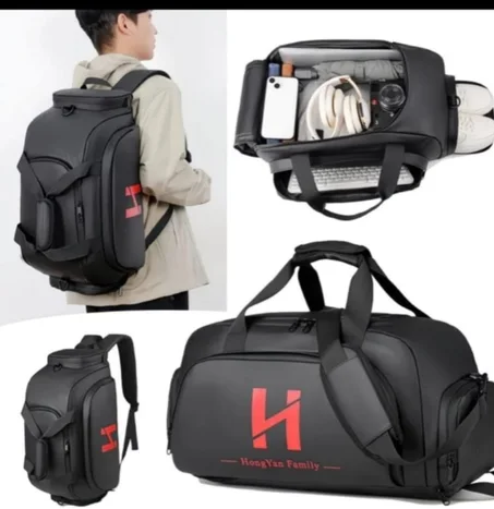 SAC 2 EN 1 — SAC À DOS & SAC DE VOYAGE