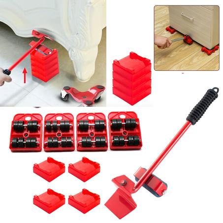 Set de Levage 5 Pièces – Déplacez Vos Objets Lourds en Toute Simplicité