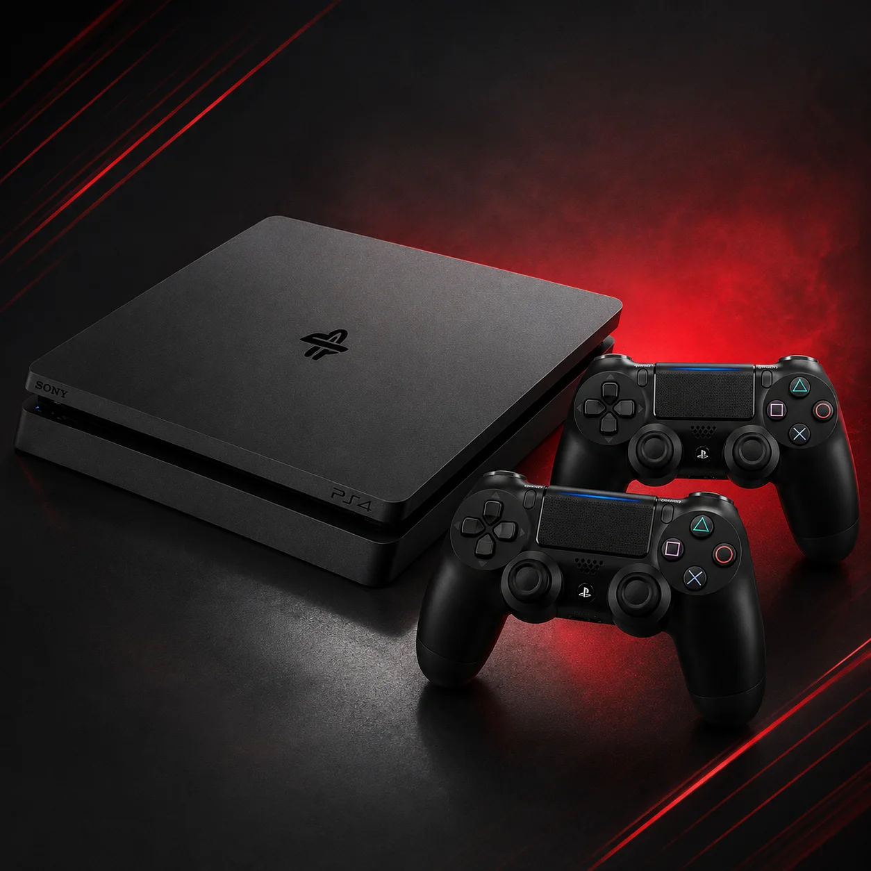 Pack Ps4 Slim + 2 manettes + 3 CDs