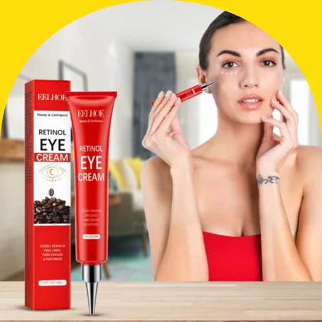 كريم عيون مضاد للتجاعيد لإزالة الانتفاخ والهالات وشد البشرة وتنعيمها بترطيب عميق – كريم مساج فوري للعين يمنحك إشراقة وشباب دائم