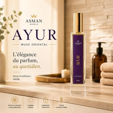 Spray d’ambiance Ayur – Musc Oriental