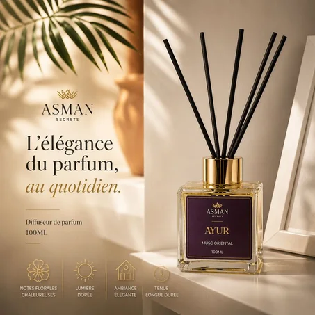 Diffuseur de Parfum Ayur – Musc Oriental