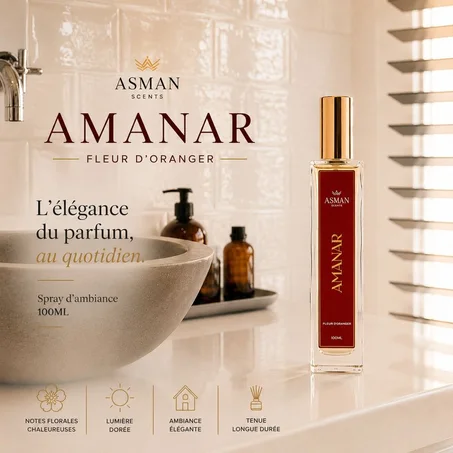 Spray d’ambiance Amanar – Fleur d’Oranger