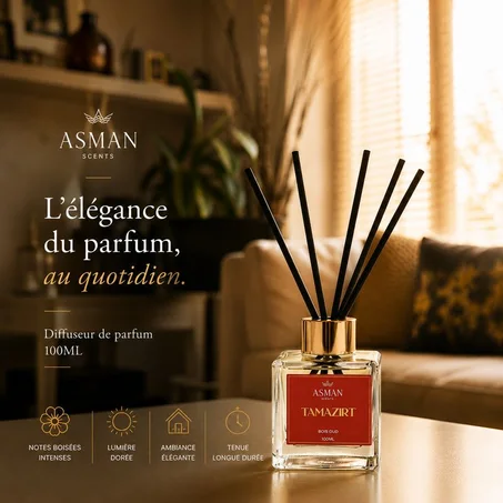 Diffuseur de Parfum Tamazirt – Bois Oud