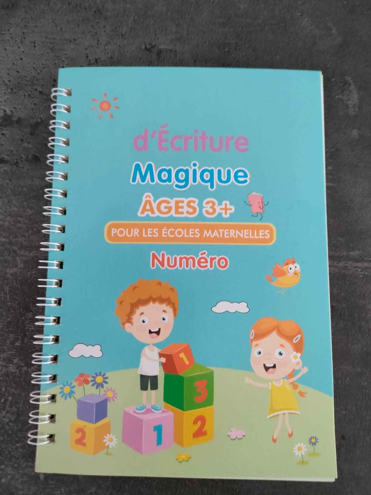 Livre d'écriture magique de grande taille pour enfants carnets d'avis 4 -  DIAYTAR SÉNÉGAL
