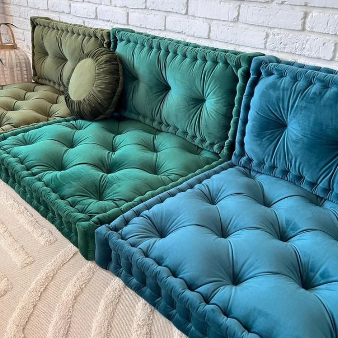 L’Assise Capitonnée en Velours