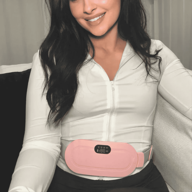 حزام دفء الحياة  الذكي لتخفيف آلام الدورة الشهرية الثورة اللي بتغير حياتج