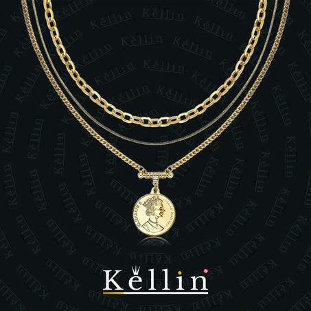 Collier Elizabeth II (3 pièces)