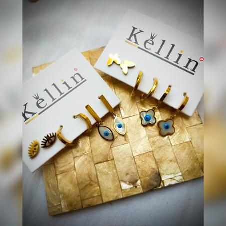 Lot de 3 Boucles d'oreilles Mona 2