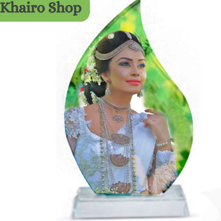 Trophée sublimation goutte 220*125*40(mm)