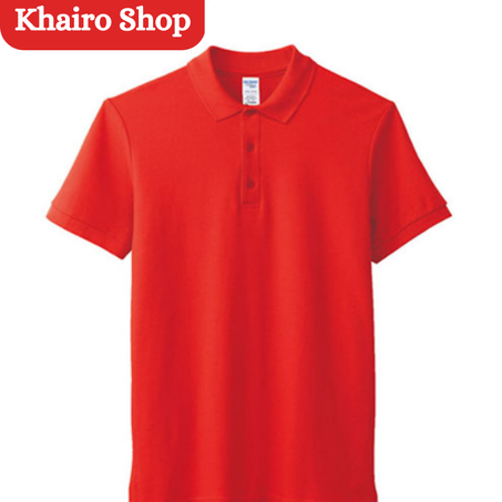 Polo unisexe publicitaire manche courte -Rouge