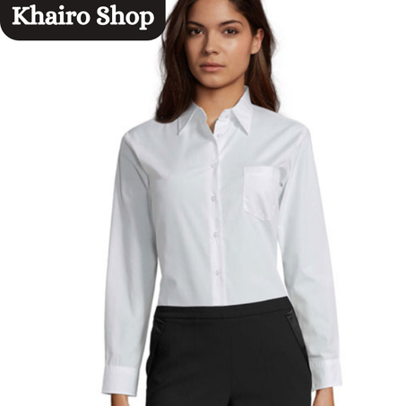 Chemise blanc Femme manches longues Executive sol's