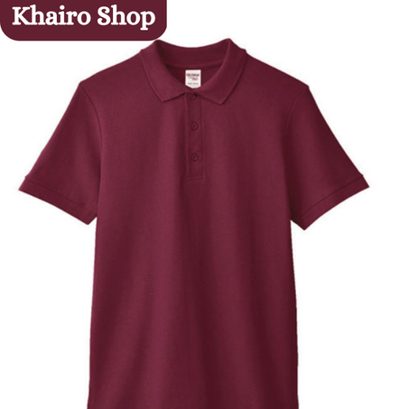 Polo unisexe publicitaire manche courte -Bordeaux