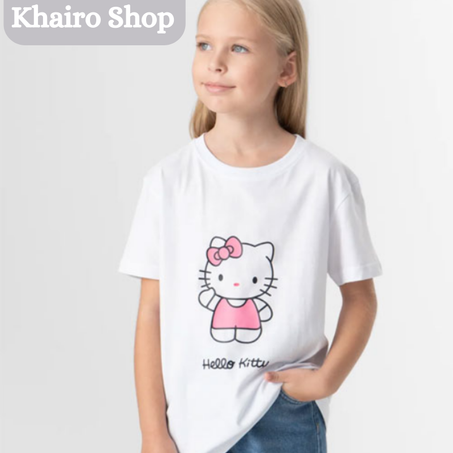 T-shirt enfant unisexe Blanc manches courtes coton blanc-100% Coton