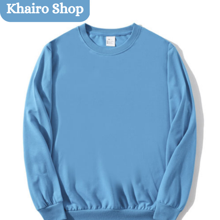 Sweat Adulte unisexe  Polycoton - bleu ciel