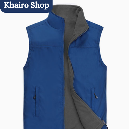 Gilet de travail sans manches imperméable Bleu roi