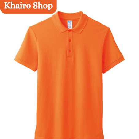 Polo unisexe publicitaire manche courte -Orange