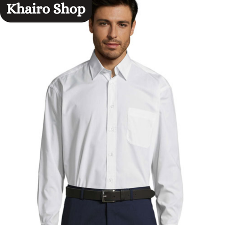 Chemise blanc Homme manches longues Baltimore sol's
