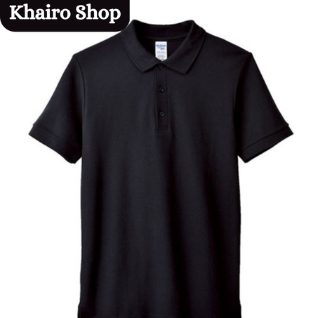 Polo unisexe publicitaire manche courte -Noir