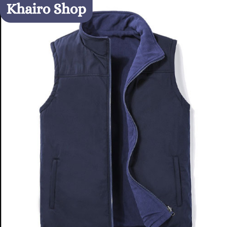 Gilet de travail sans manches imperméable Bleu marine