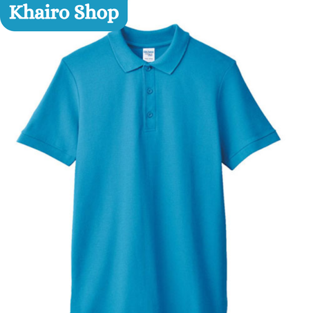 Polo unisexe publicitaire manche courte -Bleu ciel