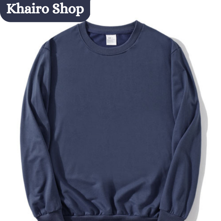 Sweat Adulte unisexe  Polycoton - Bleu marine