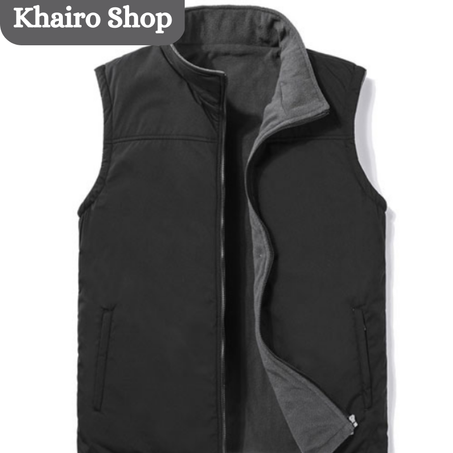 Gilet de travail sans manches imperméable Noir