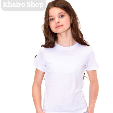 T-shirt enfant Blanc imprimable en sublimation