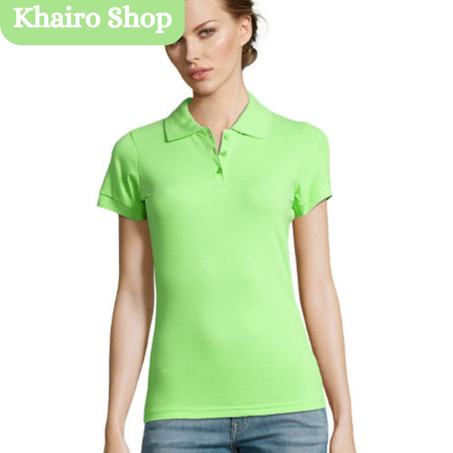 Polo manches courte  Femme couleur vert PRIME-  Sol's