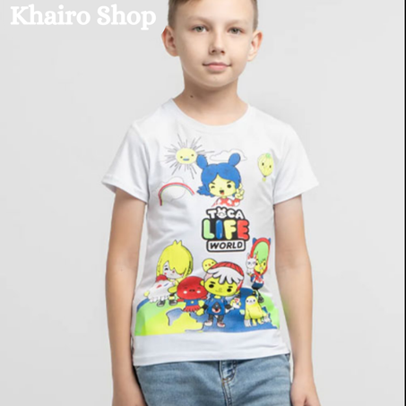 T-shirt Blanc polyester pour enfant garçon - imprimable en sublimation