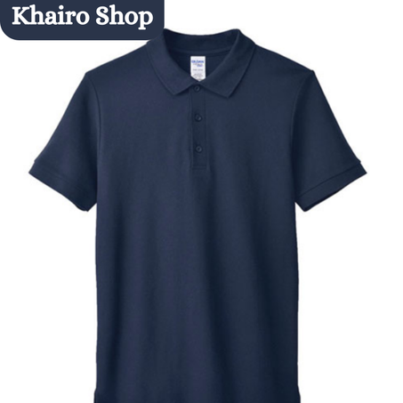 Polo unisexe publicitaire manche courte -Bleu marine