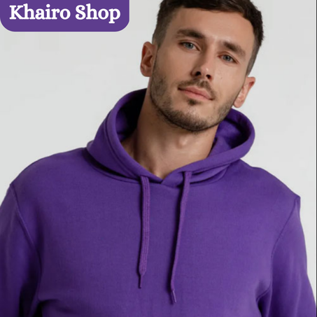 Sweats à capuche( Hoodies) adulte unisexe  violet foncé Polycoton