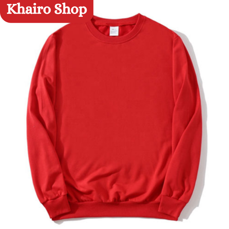 Sweat Adulte unisexe  Polycoton - Rouge