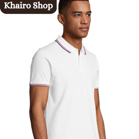 Polo Blanc Manche courte Homme PRESTIGE-Sol's