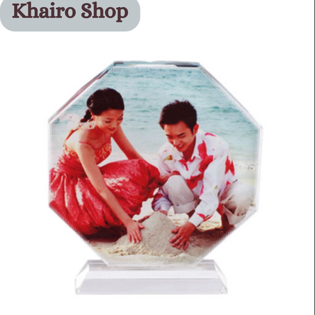 Trophée sublimation Octagonal screen 160*160*35(mm)