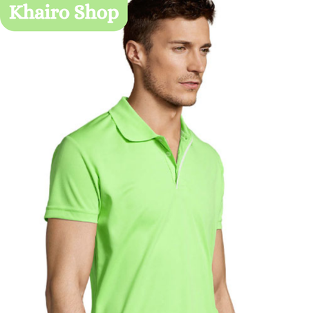 Polo Sports Hommes Sol's-Performer vert de pomme