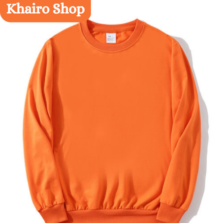 Sweat Adulte unisexe  Polycoton - Orange