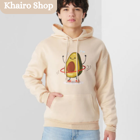 Sweats à capuche ( hoodies adulte unisexe beige Polycoton