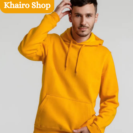 Sweats à capuche Hoodies ) adulte unisexe  Moutarde - Polycoton