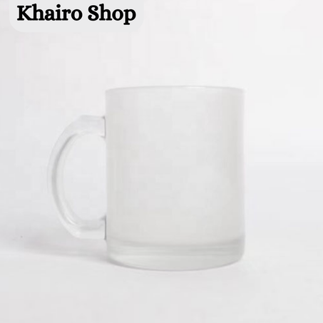 كوب من الزجاج الرملي