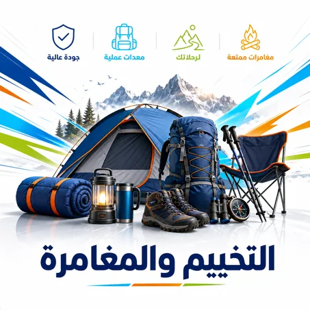 التخييم والمغامرة