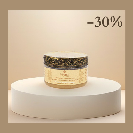 Gommage Corporel Nourrissant – Miel, Argan & Fleur d’Oranger ✨ -30%