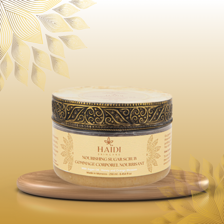 Gommage Corporel Nourrisant au miel,l'huile d'argan et fleur d'oranger