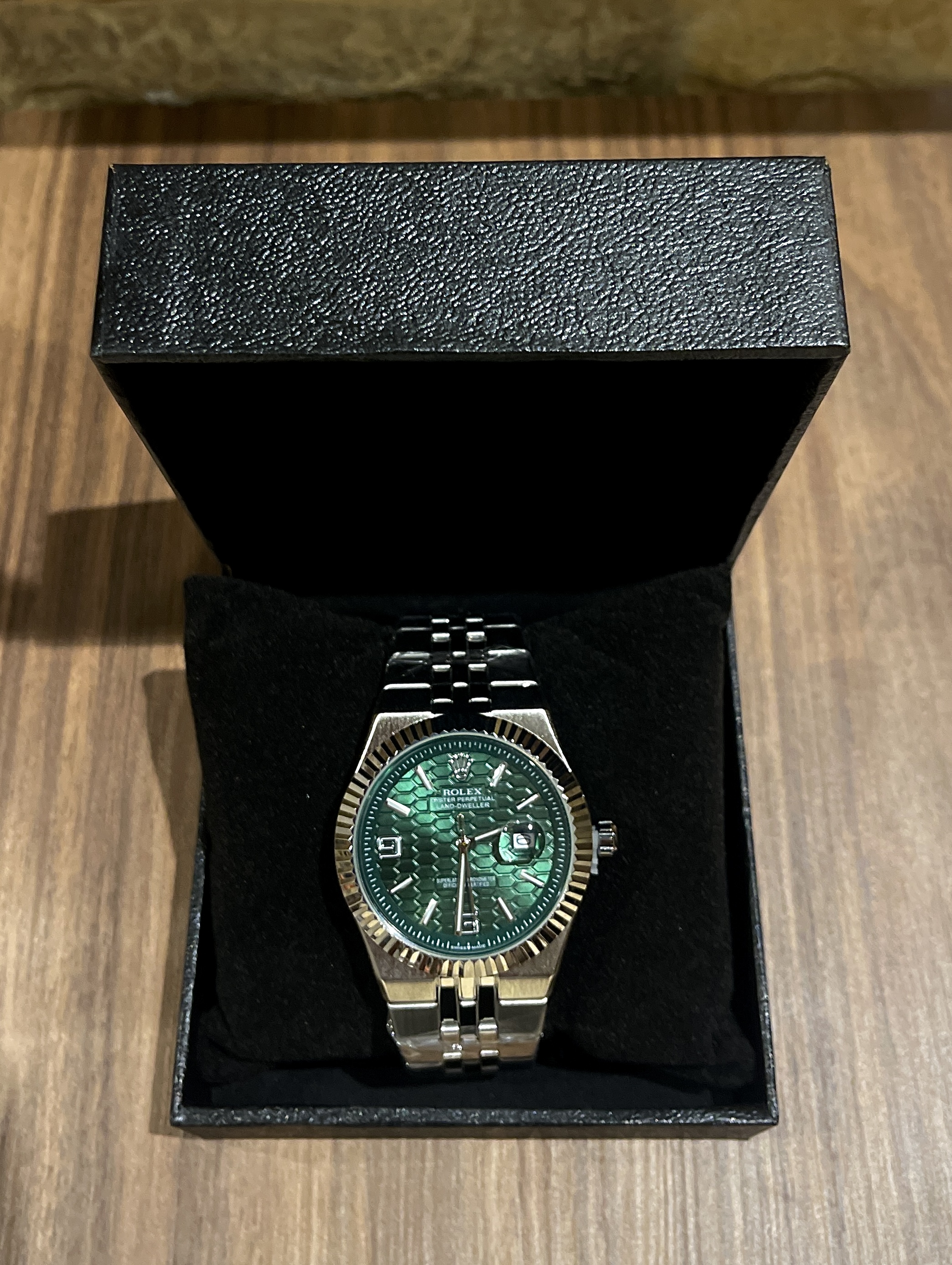 Rolex Oyster Perpetual Land‑Dweller Green