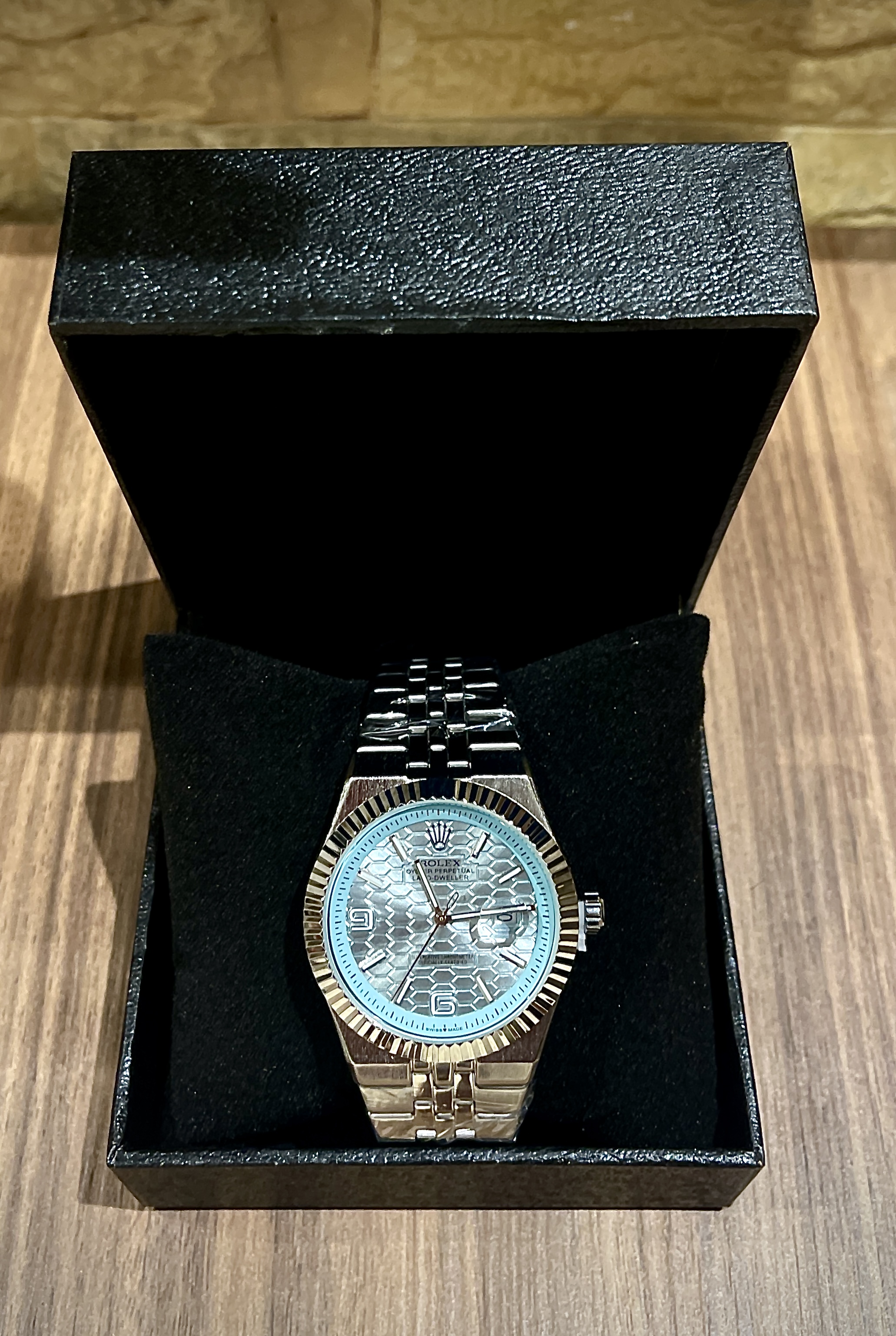 Rolex Oyster Perpetual Land‑Dweller Tiffany Blue