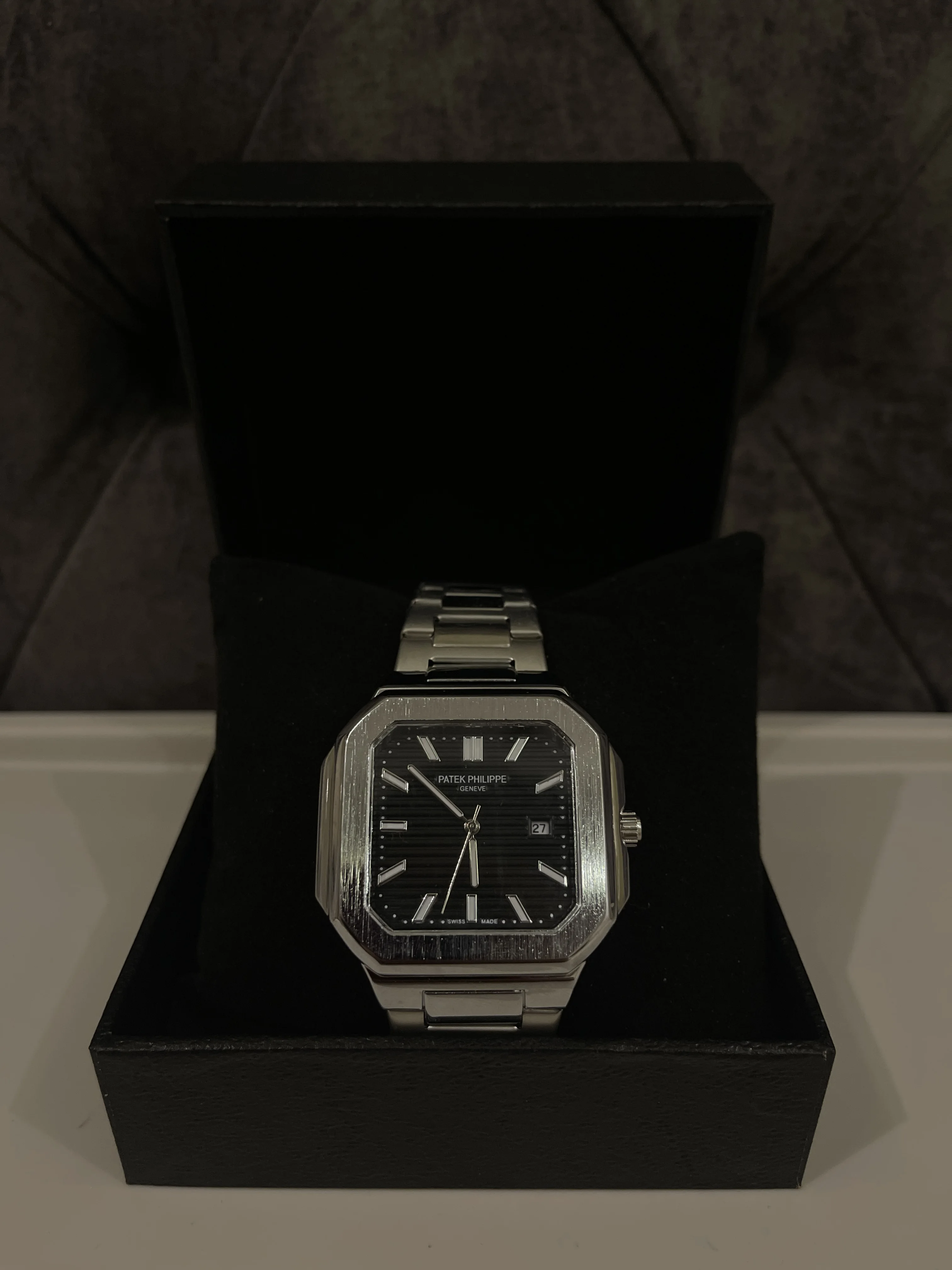 Patek Philippe Cubitues cadran noir