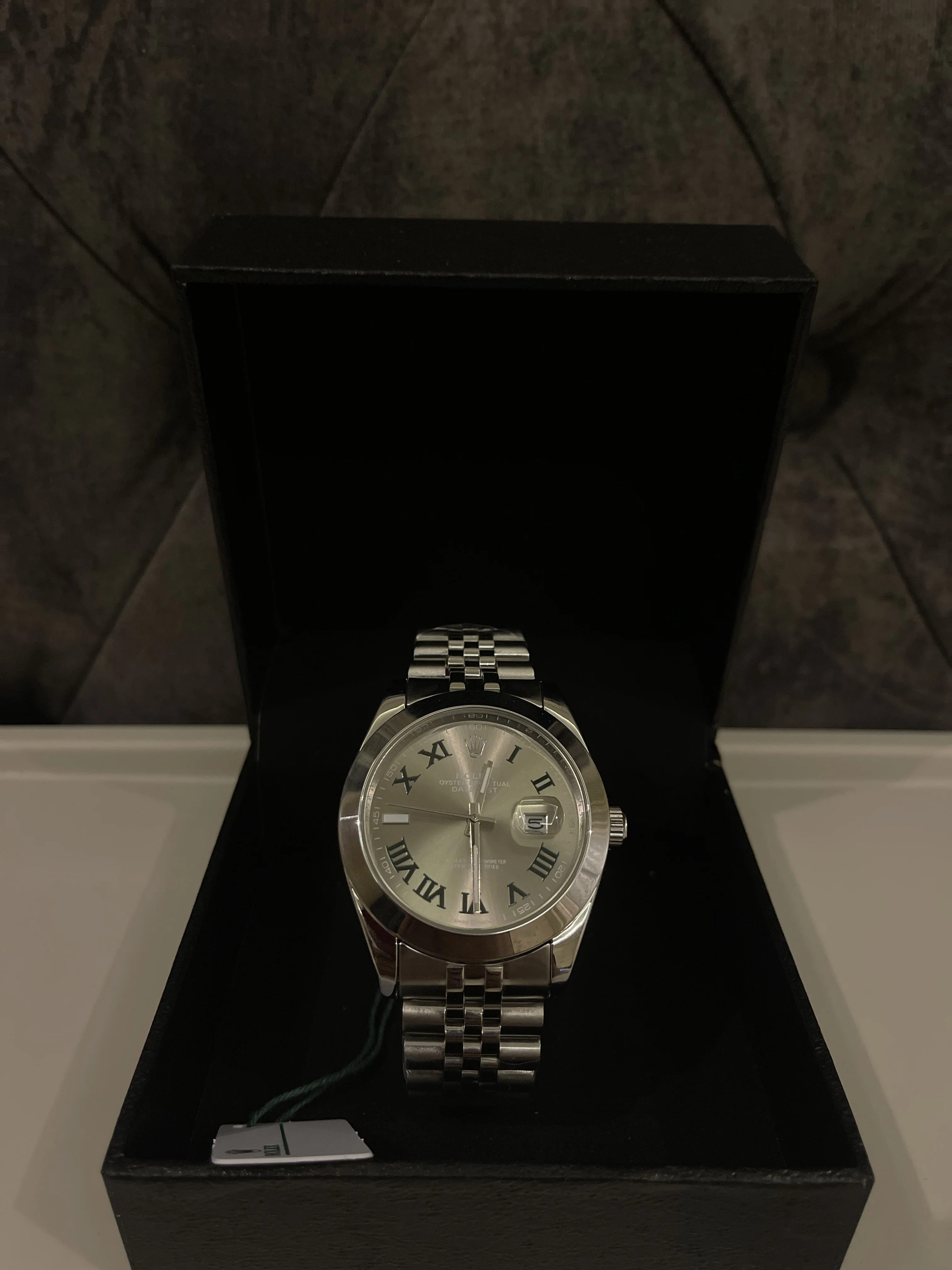 Rolex DateJust cadran Gris Winbledon