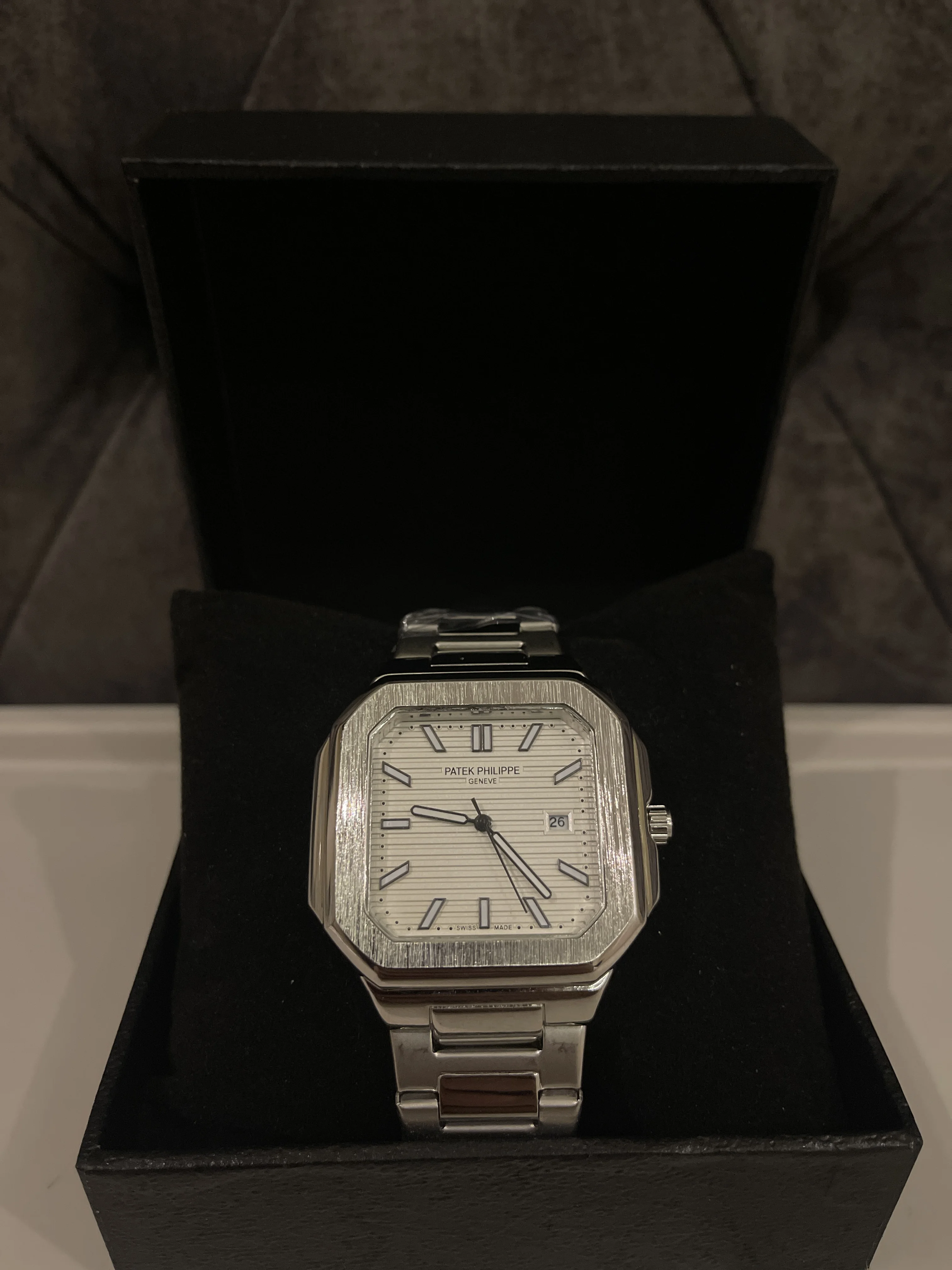 Patek Philippe Cubitues cadran beige