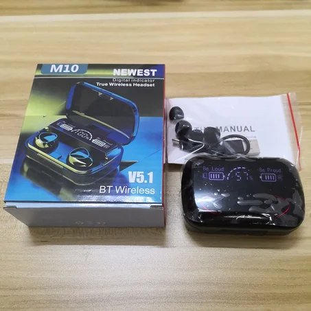 Écouteurs Bluetooth sans fil M10 TWS